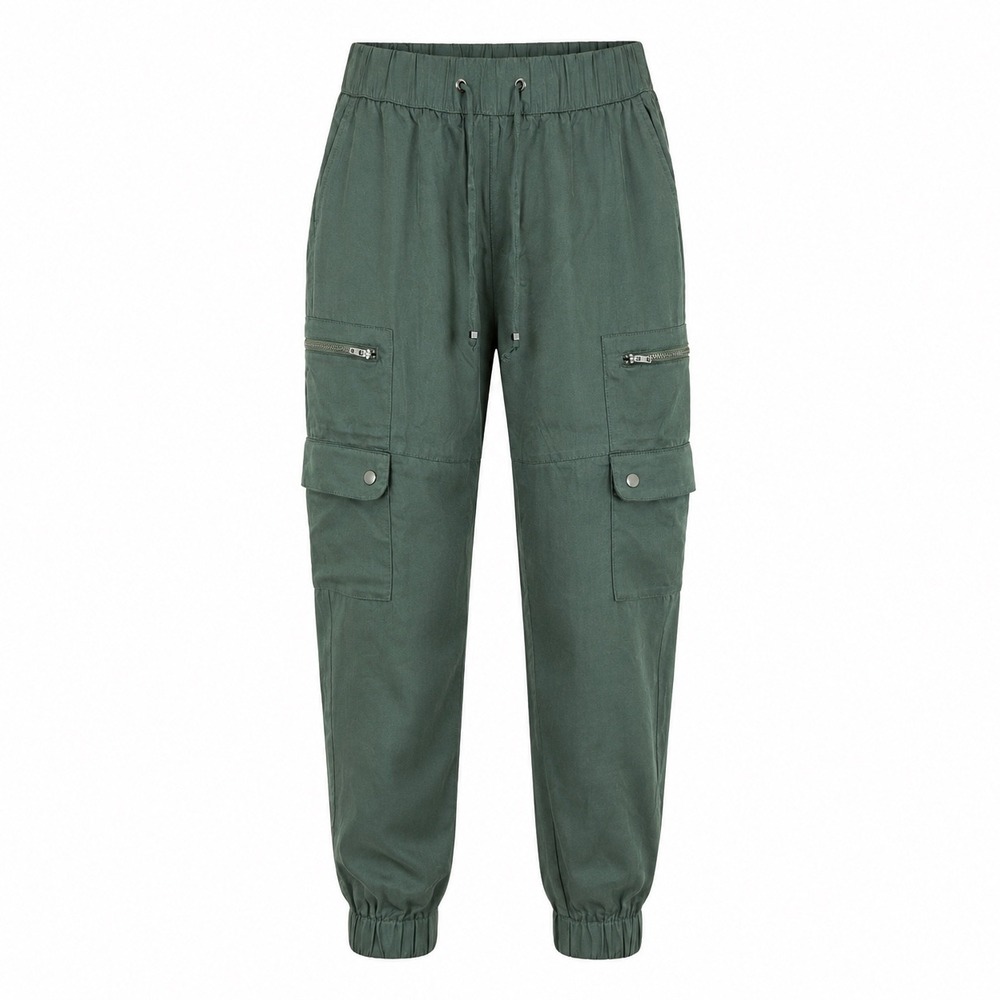 Banana Republic Cargo Joggers XS Lyocell Gorpcore Utility Streetwear Olive Green